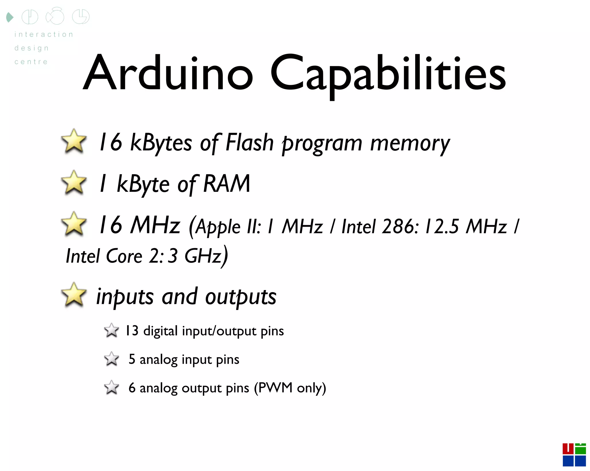 Arduino Lecture 1 - Introducing the Arduino